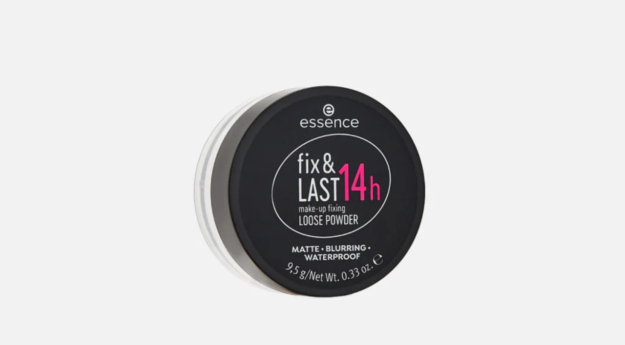 Рассыпчатая фиксирующая пудра Essence fix & LAST 14h