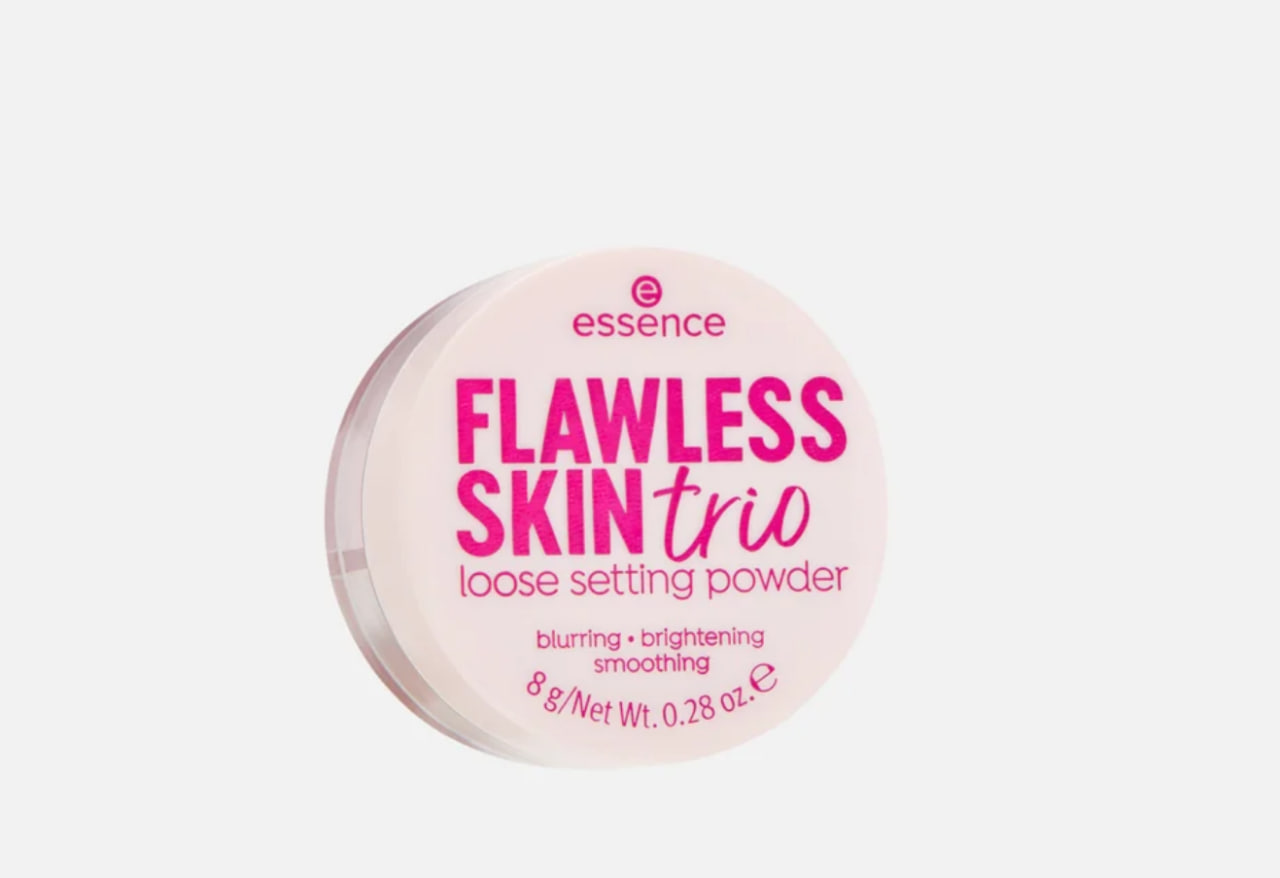 Рассыпчатая пудра для лица Essence Flawless skin trio