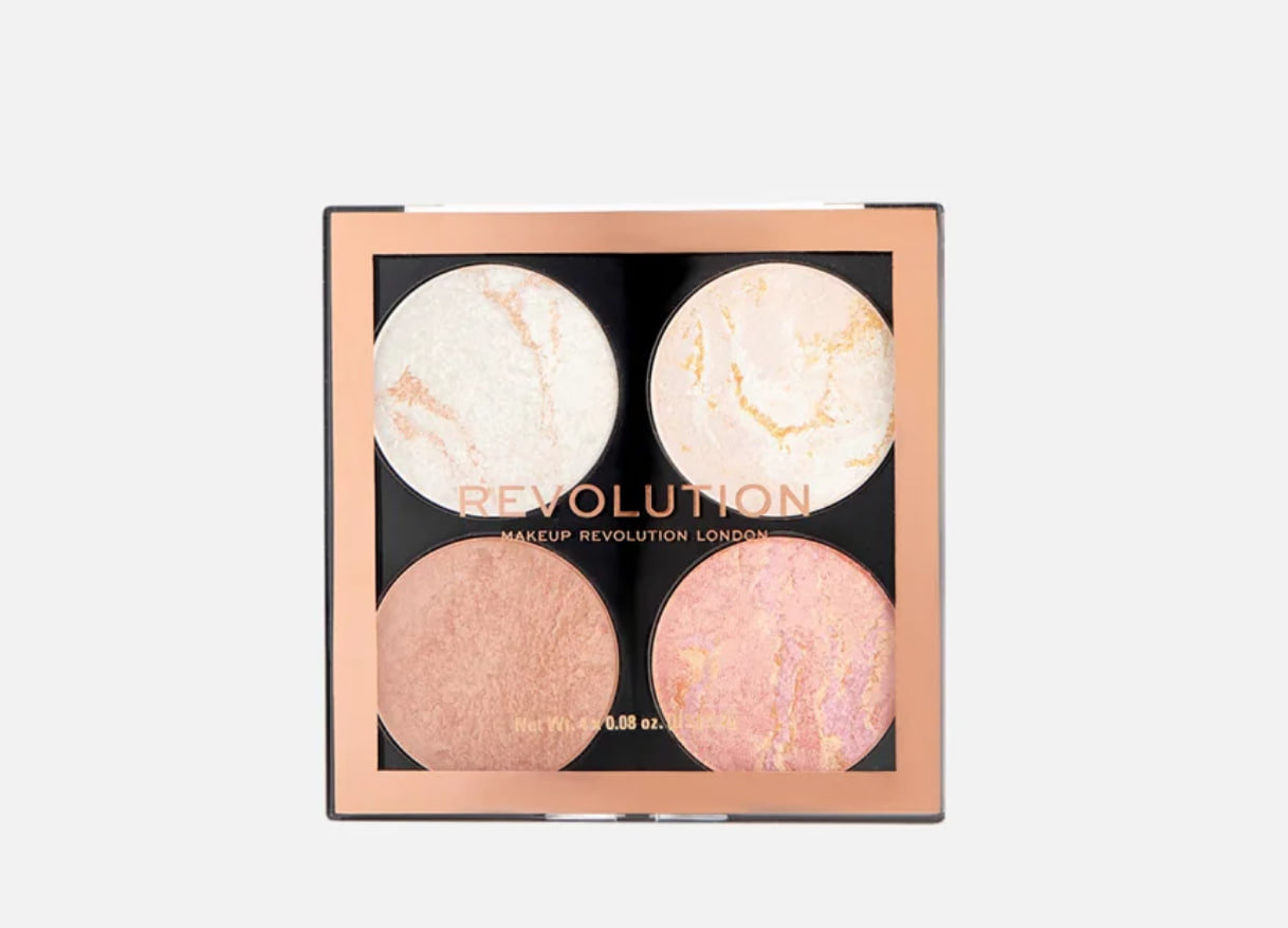 ХАЙЛАЙТЕР 4 в 1 MakeUp Revolution CHEEK KIT