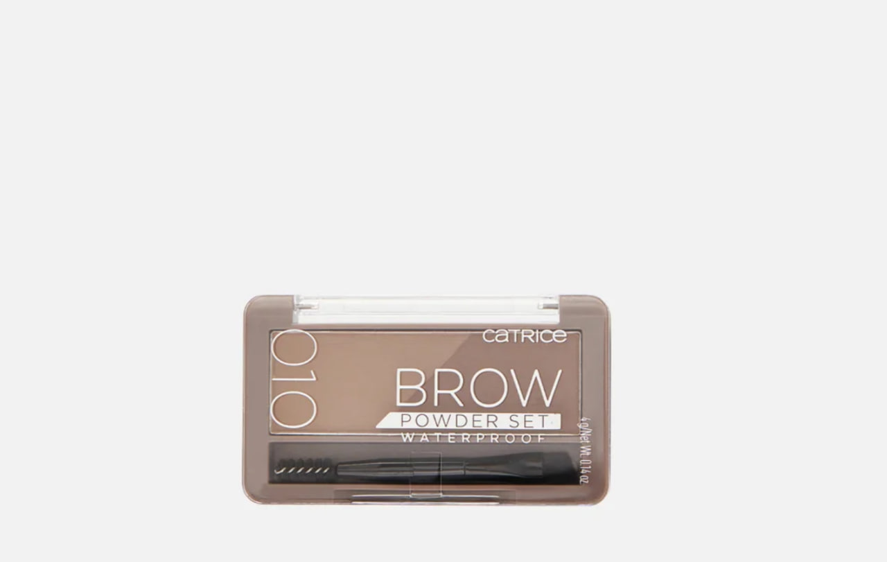 Водостойкая пудра для бровей в наборе Catrice Brow Powder Set Waterproof